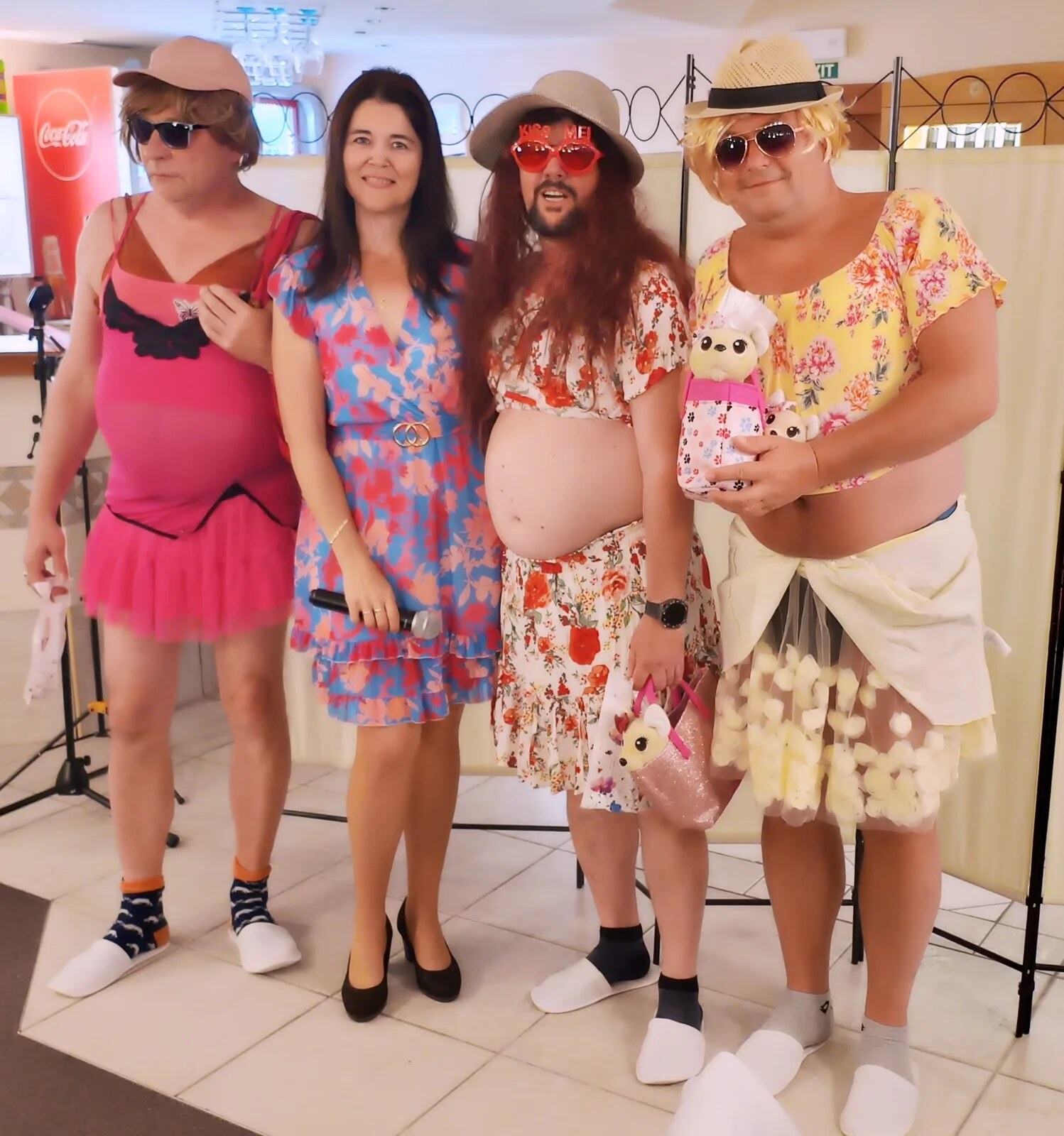 Petra Bágarová během moderovaného programu Plackviz